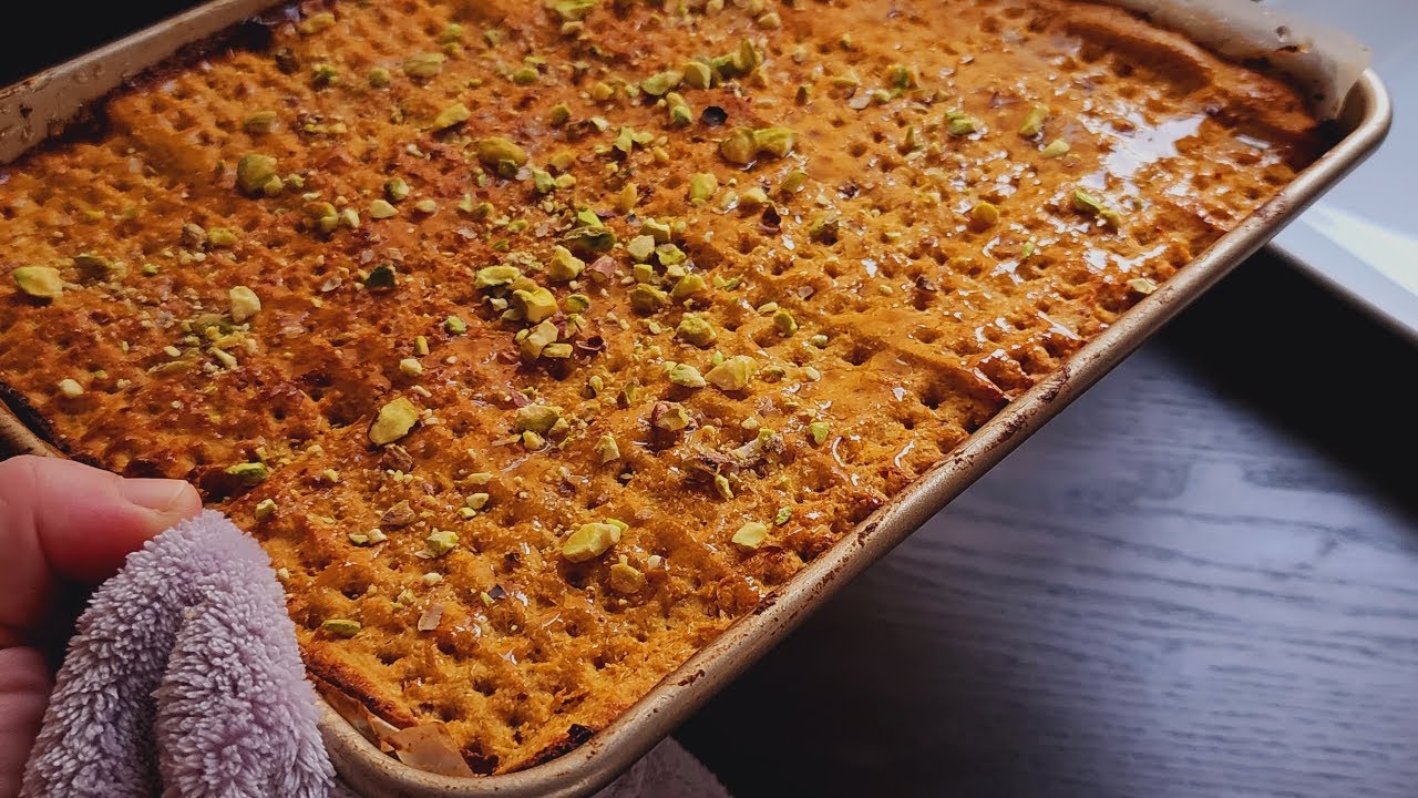 طعم خياالي😮حلوى بتدفي القلب محدش بس يقولي بسبوسة ولا هريسة عشان دي احلى👈فطاري الملوكي كل يوم