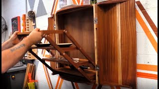 Genius Space Saving Solution for Tiny Homes and Campers | Folding Table Cabinet