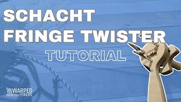 How to use a Schacht fringe twister | Tutorial for weaving and fiber art