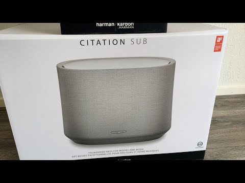 Harman kardon Citation Sub Unboxing 2020