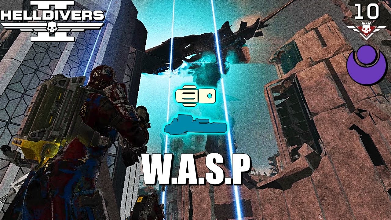 Helldivers 2 | W.A.S.P Loadout against Illuminates (No commentary ...