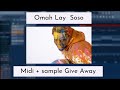 How to make Omah Lay-SoSo Instrumental (Free Sample   Midi)