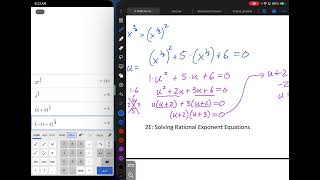 MAT 15x - 2E Part 3: Of Quadratic Type Rational Exponent Equations