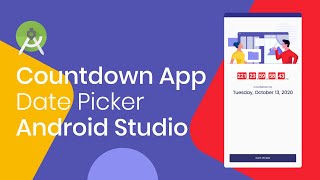 Build a Countdown App from Date Picker in Android Studio | Using Countdown View Library screenshot 2