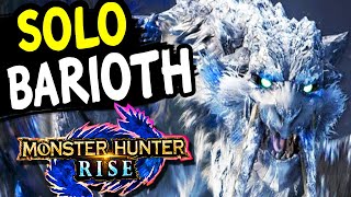 Monster Hunter Rise: Hunt a BARIOTH - Solo Long Sword / MHRise Barioth