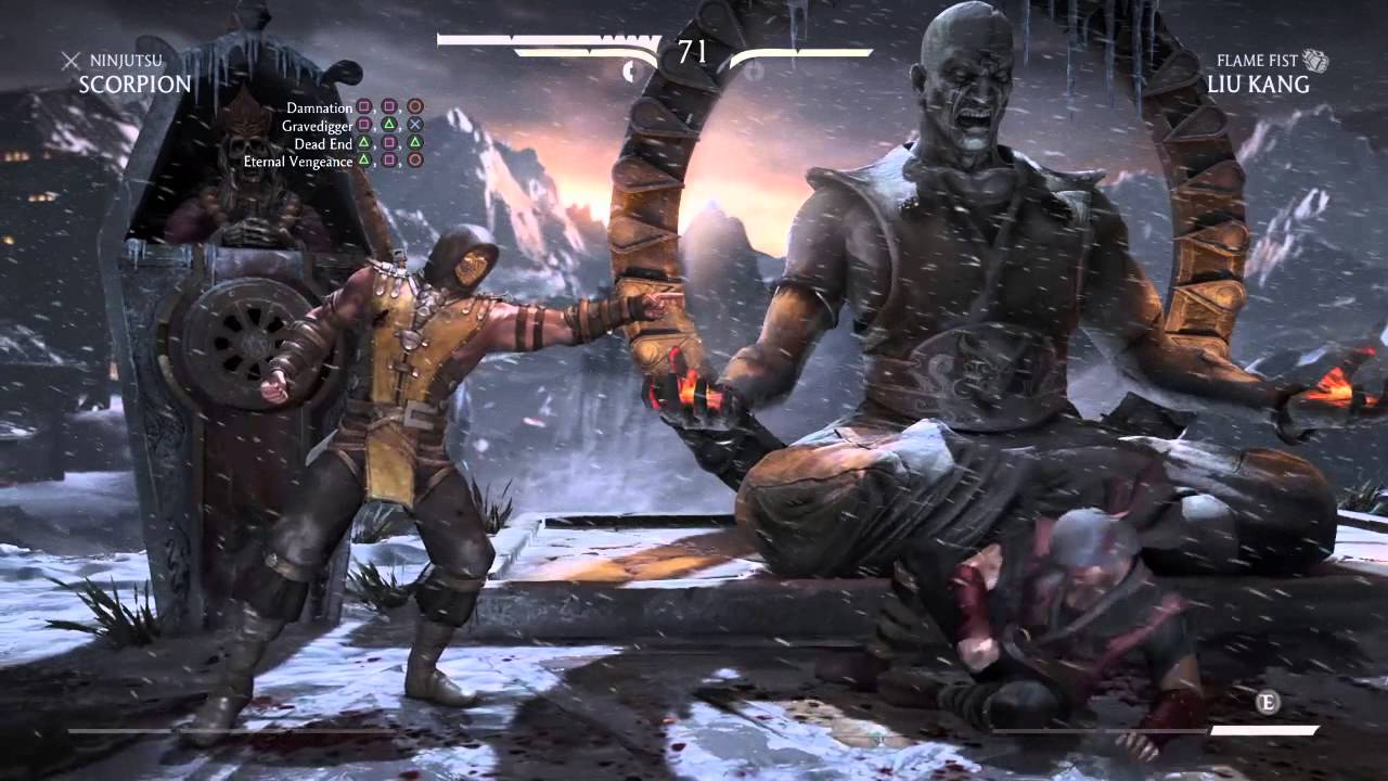 scorpion mortal kombat x fatalities