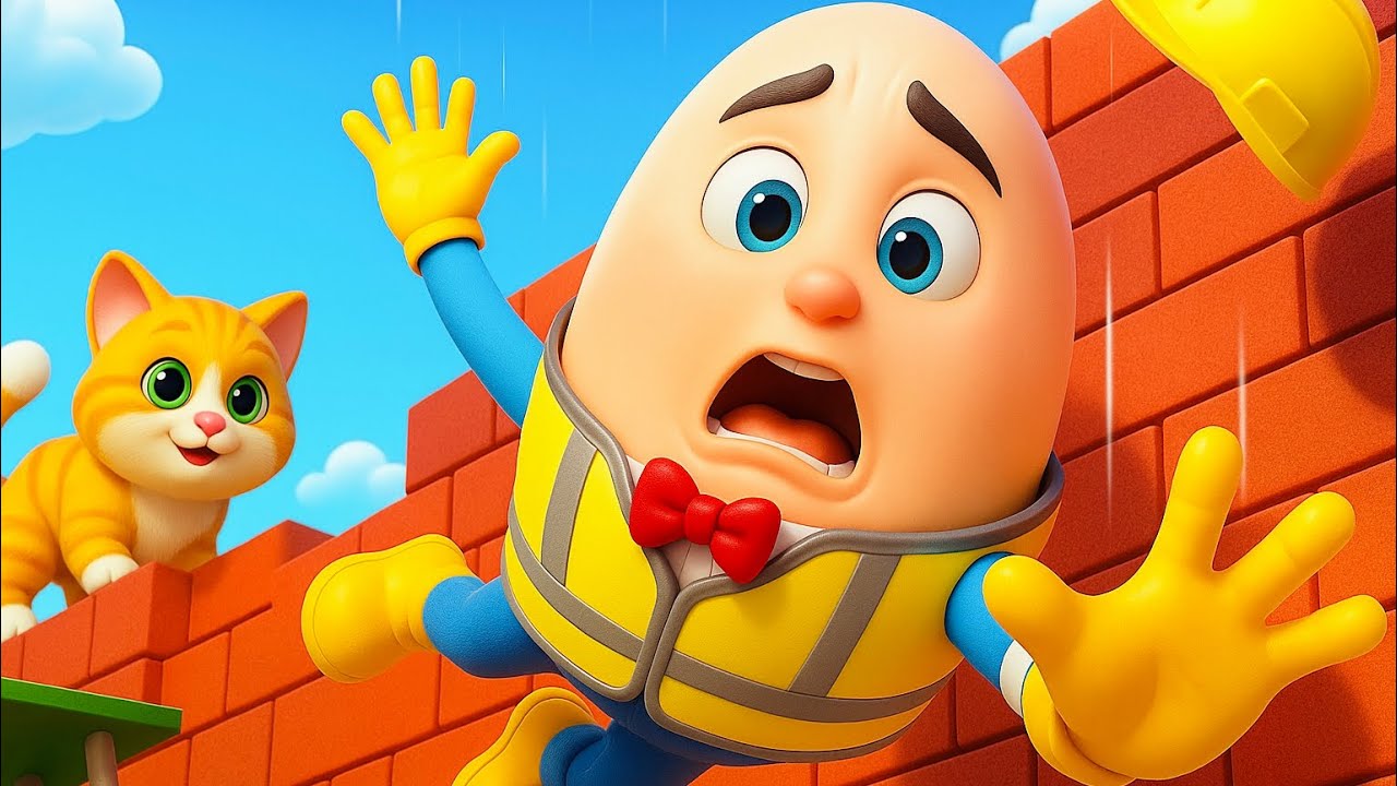 Шалтай-Болтай 🥚 | Веселая анимированная детская песенка и стишок | Пойте, танцуйте и учитесь @Chu...