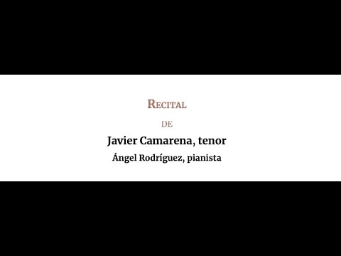 Il fervido desiderio (Bellini) Javier Camarena - Angel Rodriguez (México 2022)