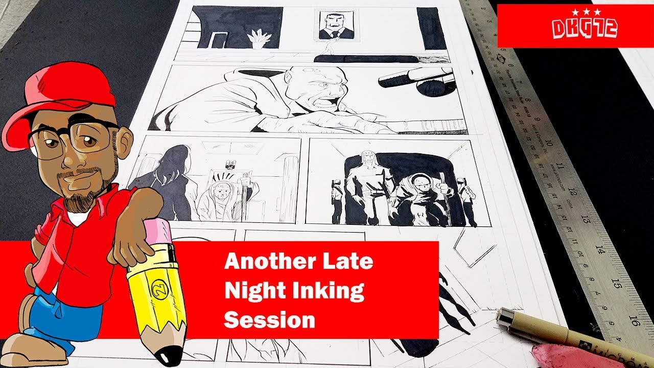ANOTHER LATE NIGHT INKING SESSION | INKTOBER SERIES