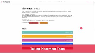 Placement Tests