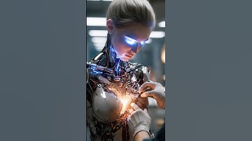 Android short-circuits and burns out — shocking moment 😱🔥#AIgirl #RobotFail #Viral