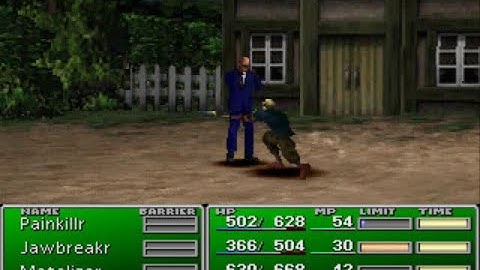 FFVII - Action Button Only Challenge [No EXP] , Part 32: Rude in Rocket Town