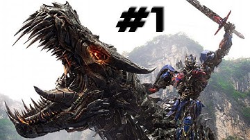 Transformers 4 Full Movie-Game - Walkthrough Part 1 - Optimus Prime Defeated!?!