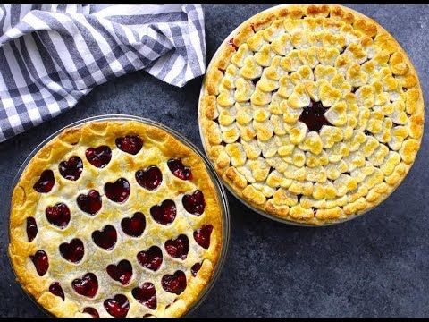 Valentine's Cherry Pie 2 Ways