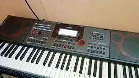 VIBRAPHONE OF CASIO CTX 9000IN