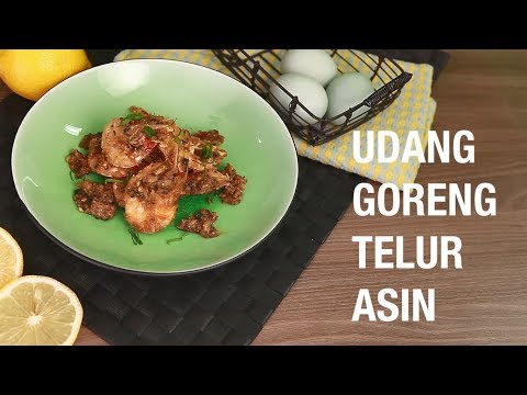 RESEP SPESIAL: UDANG GORENG TELUR ASIN