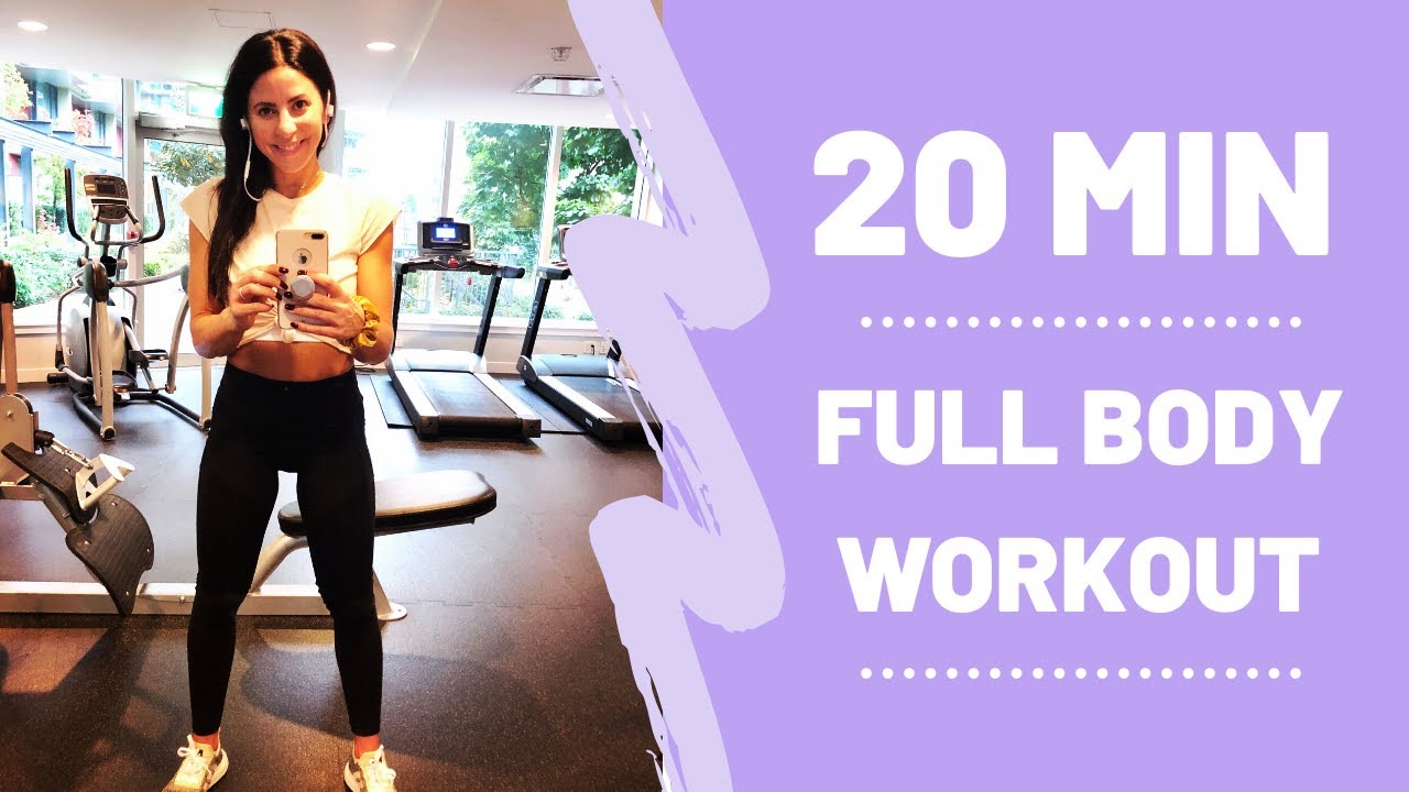 20 MINUTE FULL BODY HIIT WORKOUT YouTube