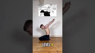 Toji Warm-Up Level 1 - 6 ☠️ #Flexibility #Mobility #Yoga #Anime #Amazing #Gym #Workout #Training