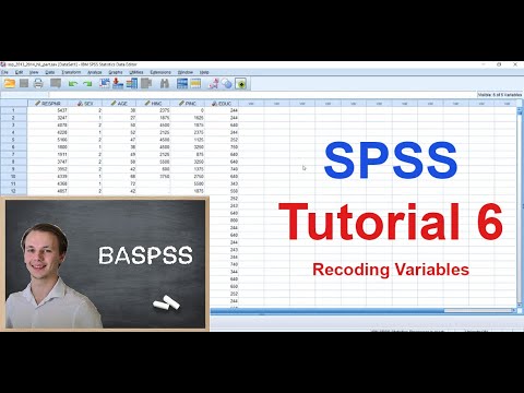 SPSS Tutorial 6 - Recoding Into Different Variables