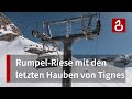 27x Rückenmassage | Von Tignes zum Gletscher mit der Sesselbahn Lanches | Espace Killy - Val d'Isère