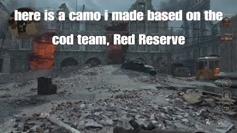 Red Reserve camo (ww2 paint jobs)