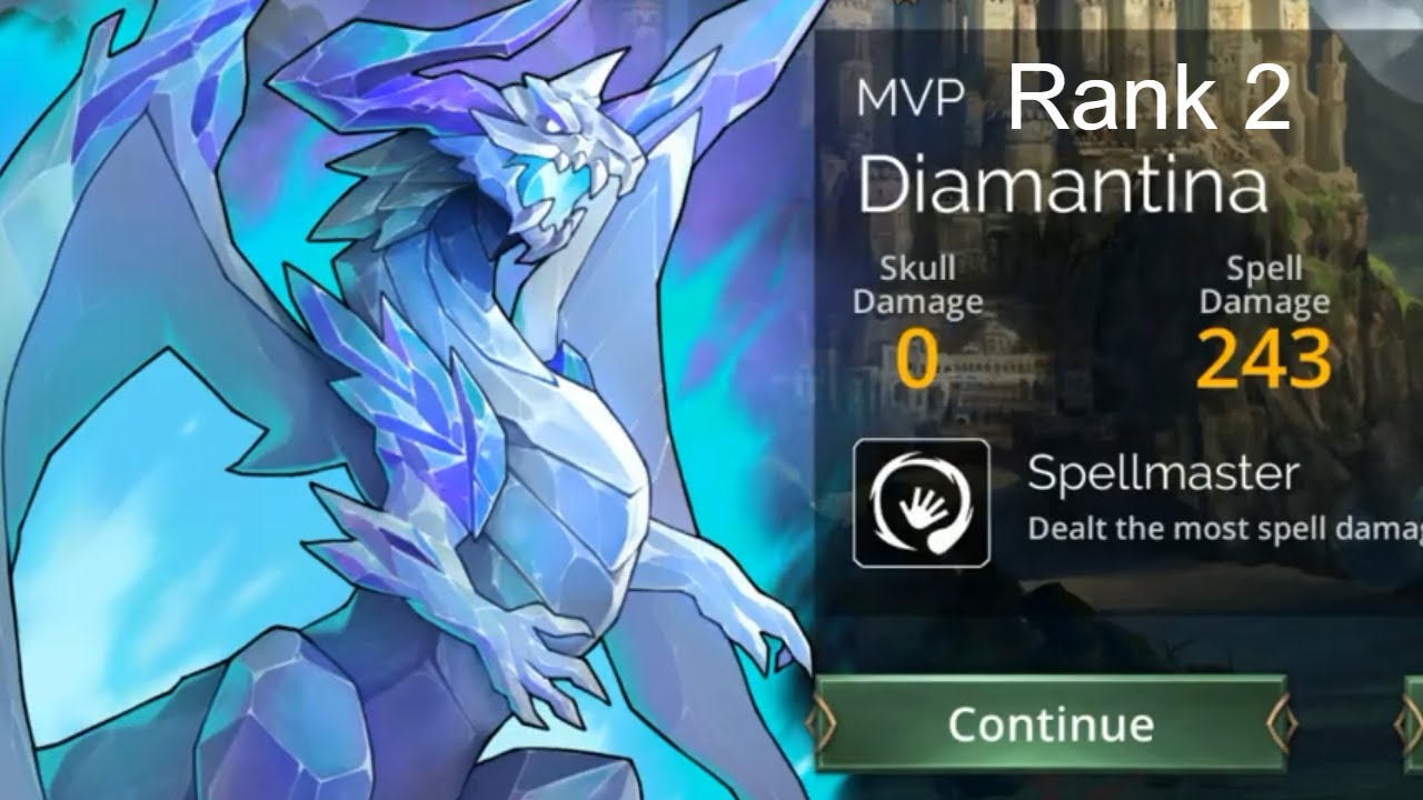 Gems Of War: RANK 2 PVP Diamantina Team