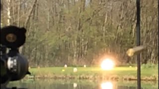 AR 15 Slow Motion Tannerite Explosion!