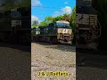Amazing Day for a Train! What an Awesome Sound! #ns #railway #train