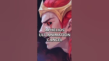 Aphelios Ultimate Animation Cancel  #leagueoflegends #aphelios