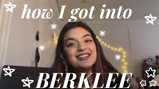 HOW I GOT INTO BERKLEE (AUDITION TIPS + TRICKS)