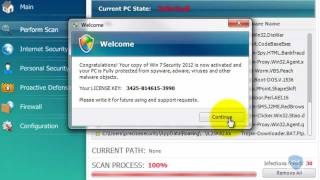 Win 7 Security 2012  - Removal Tool and Instructions