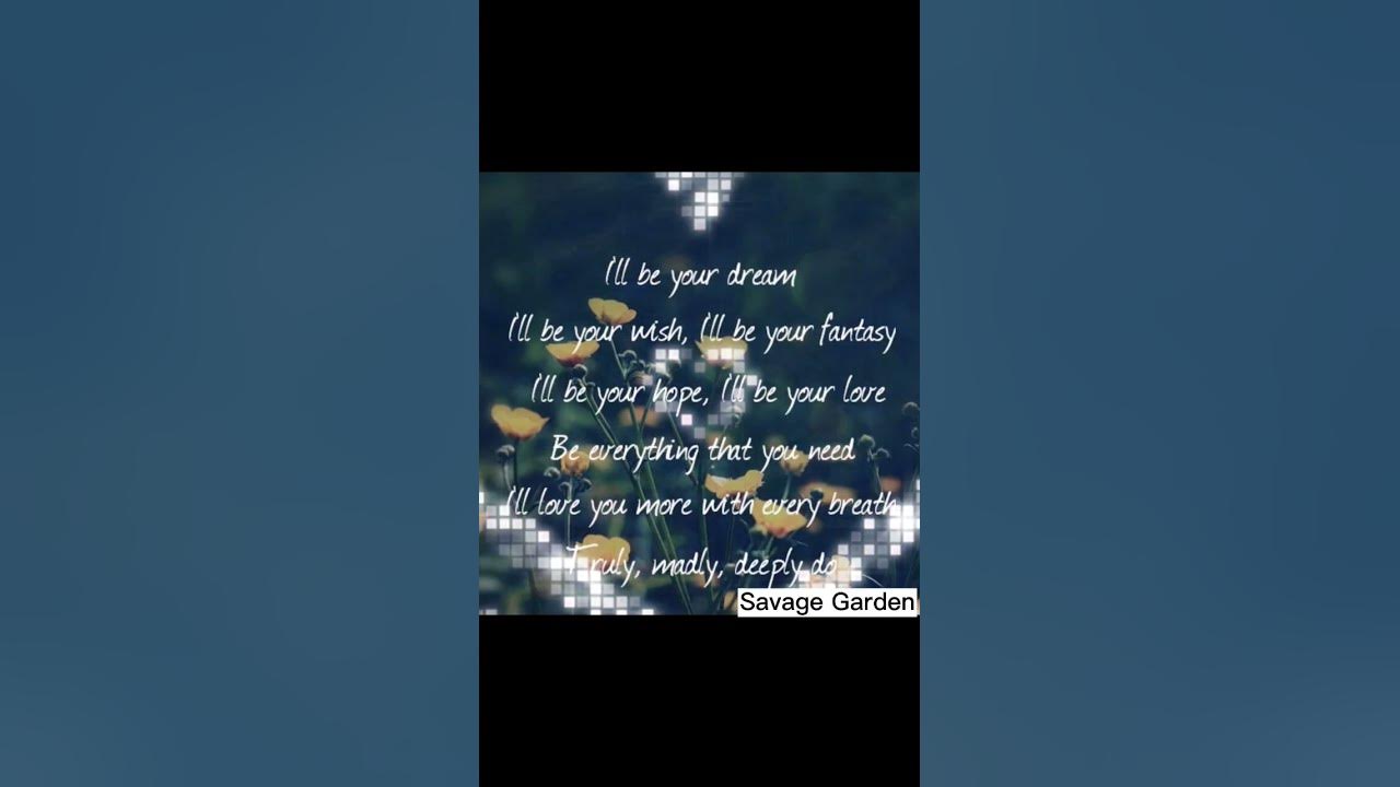 savage garden truly madly deeply #shorts