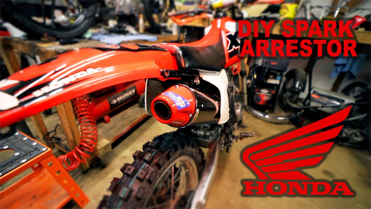 Honda XR200R Exhaust DIY Spark Arrestor Crf230f power core 2 full