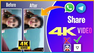 How To Share 4K Quality Video On WhatsApp Status Without Quality Loss|Best Video Compressor App 2021 screenshot 4