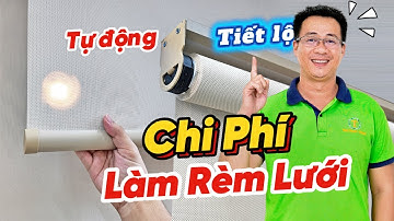 Báo giá Rèm che nắng tự động thông minh - Tiết lộ chi phí làm rèm cuốn lưới (Nghe xong hết hồn)