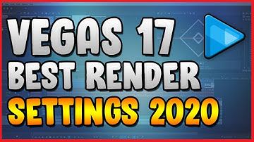 VEGAS Pro 17: Best Render Settings For YouTube (1080P 60FPS)