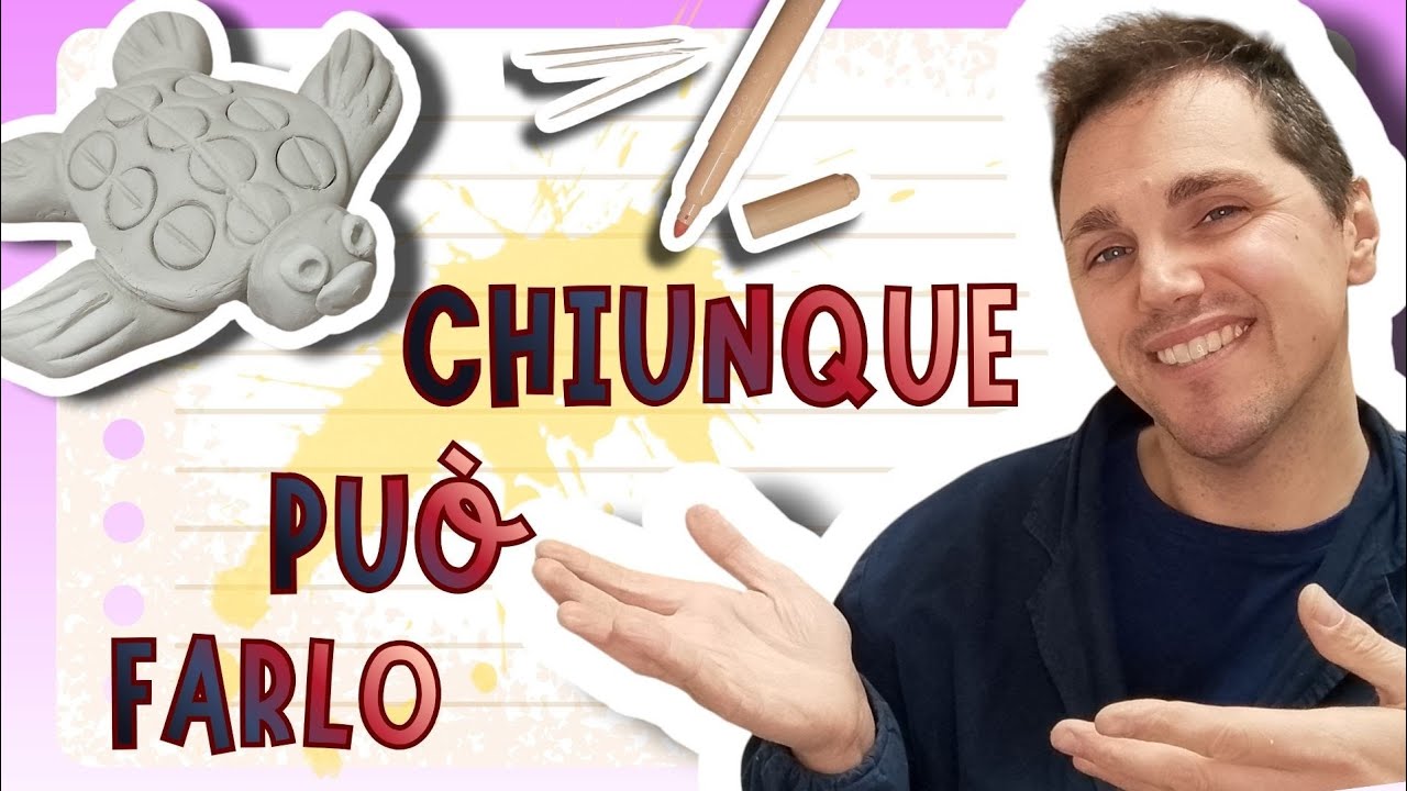 Modello una TARTARUGA in DAS usando SOLO dita e oggetti comuni