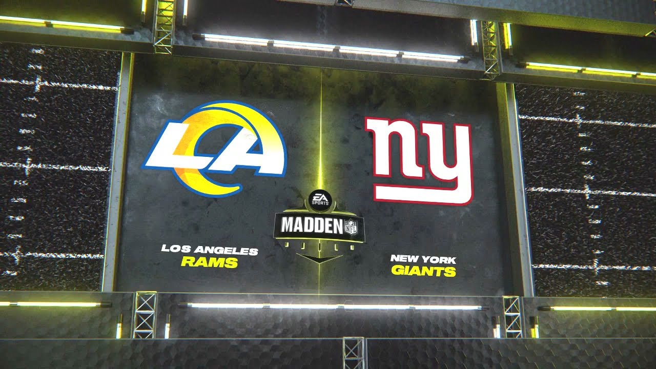 Madden NFL 24 - Los Angeles Rams Vs New York Giants Simulation PS5 Week ...