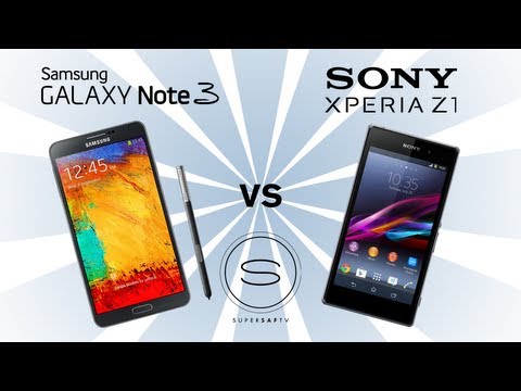 Samsung Galaxy Note 3 vs Sony Xperia Z1