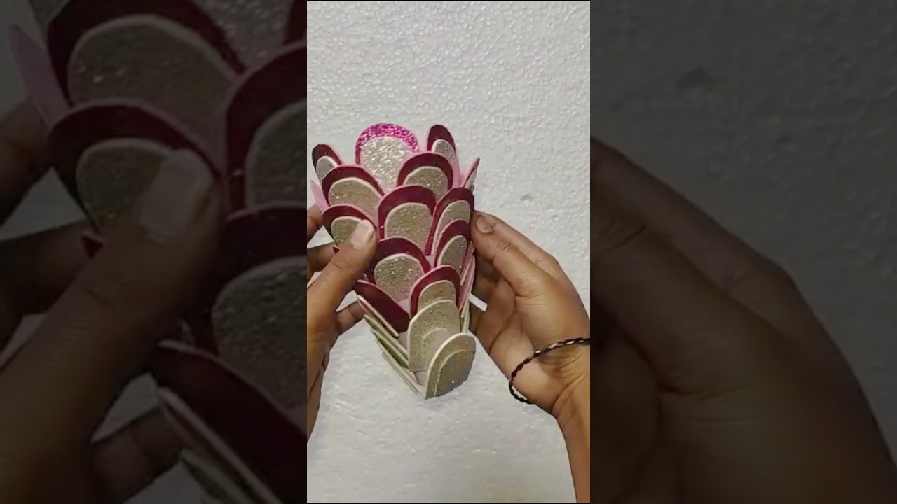 Diy beautiful flower vase craft ideas/