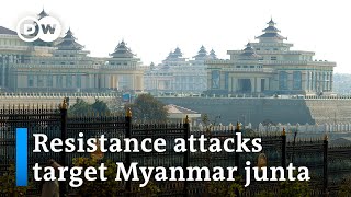 Myanmar opposition claims drone strike on capital | DW News