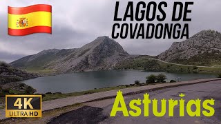 DRIVING ASTURIAS, Ascent to LAKES OF COVADONGA part II, SPAIN I 4K 60fps