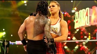 Ronda Rousey KISS Roman Reigns ] Love 2021