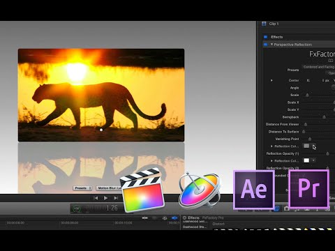 Perspective Reflection Effect for Final Cut Pro X, Premiere Pro, After Effects & Motion
