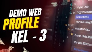 Demo Website Profile Sederhana menggunakan Framework Laravel dan Tailwindcs - Kelompok 3