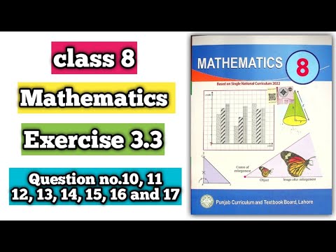Class 8 Math || NEW BOOK || Chapter 3 Exercise 3 || Question no.10 to ...