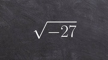 Simplifying negative radicals