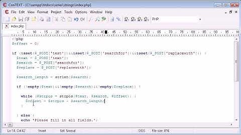 Beginner PHP  Creating a Find and Replace Application Part 3 PHP Training In Jaipur |