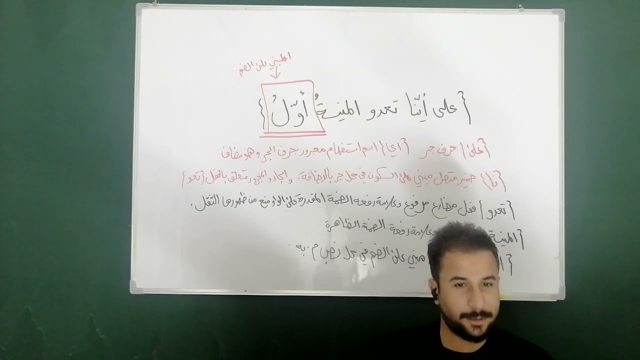 شرح قطر الندى (المبني على السكون) 