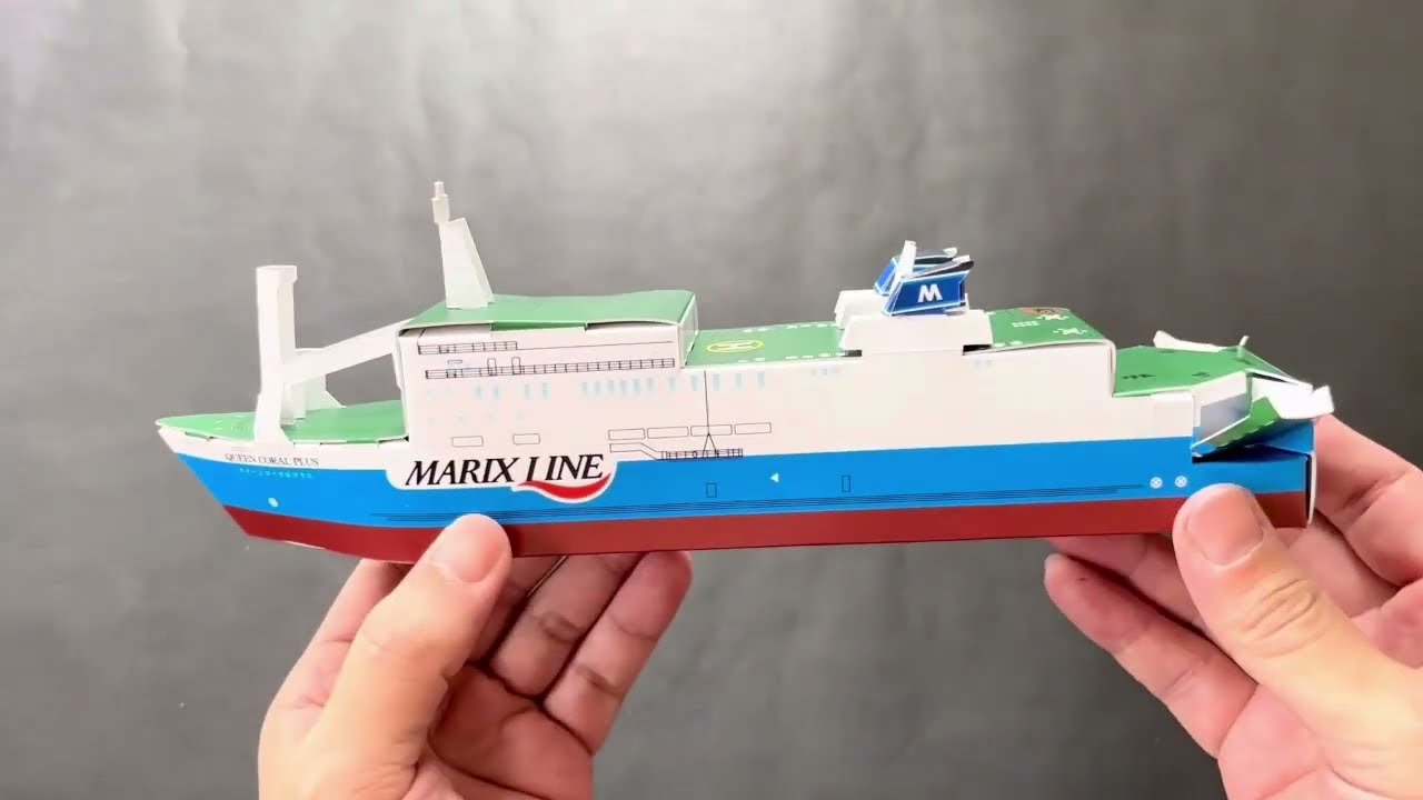 クイーンコーラルプラス・ペーパークラフトの作り方